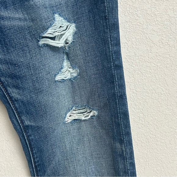 Abercrombie & Fitch Women’s Distressed Blue Skinny Jeans 26 Classic Denim - Picture 3 of 9